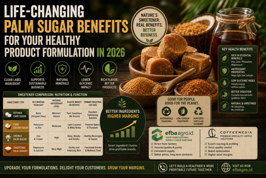 Life-Changing Palm Sugar Benefits For Your Healthy Product Formulation In 2026