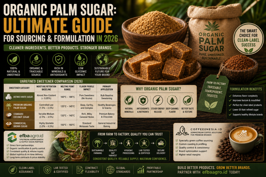 Organic Palm Sugar: Ultimate Guide For Sourcing & Formulation in 2026