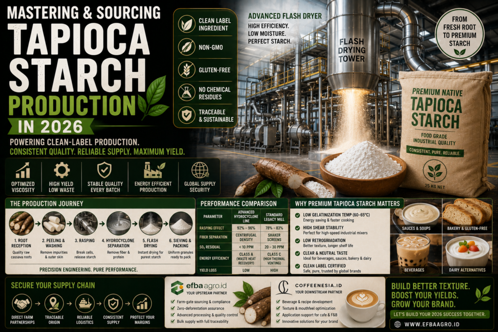 Mastering and Sourcing Tapioca Starch Production in 2026