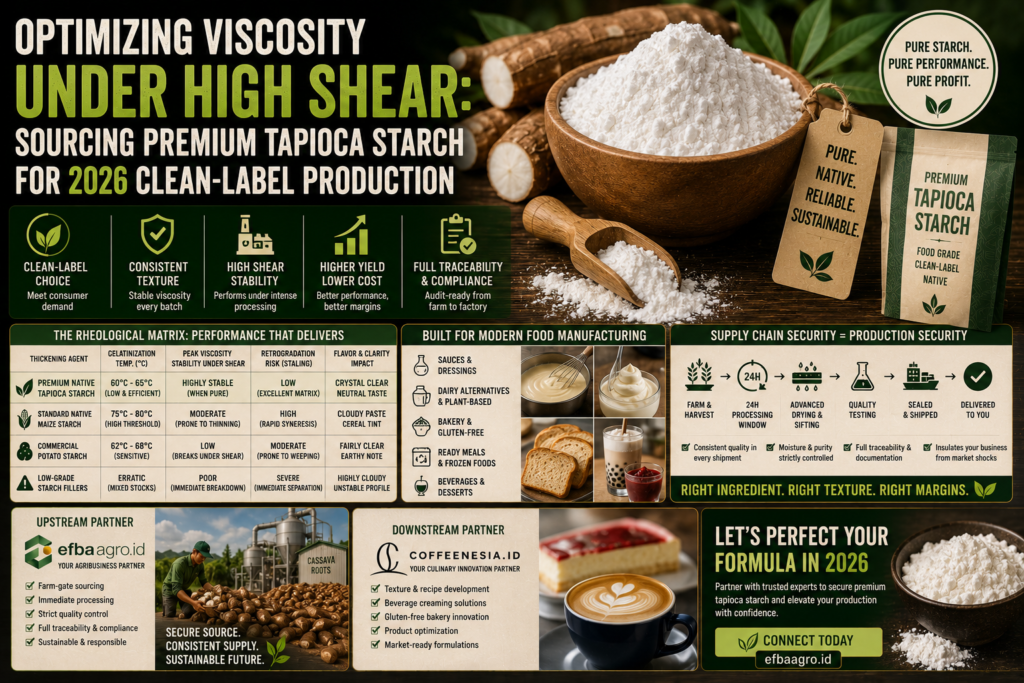 Optimizing Your Stock: Sourcing Premium Tapioca Starch for 2026 Clean-Label Production