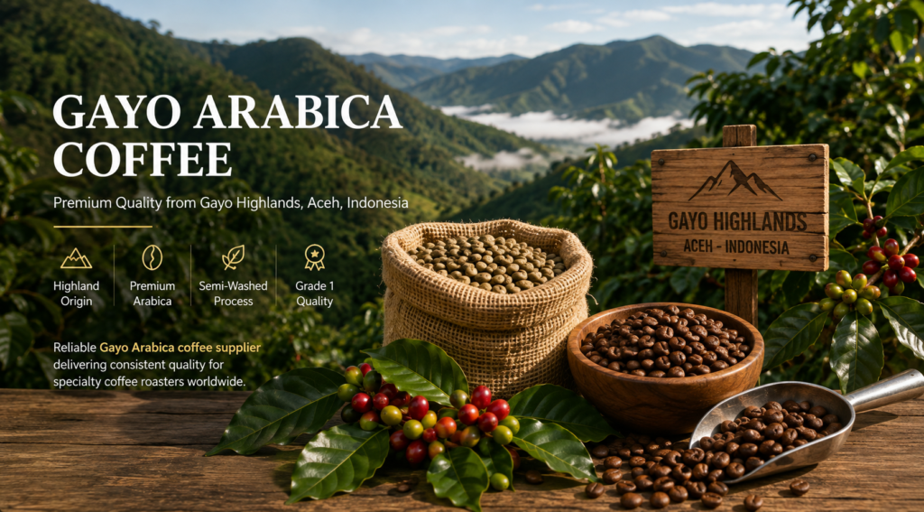 Gayo Arabica coffee supplier from Aceh Indonesia