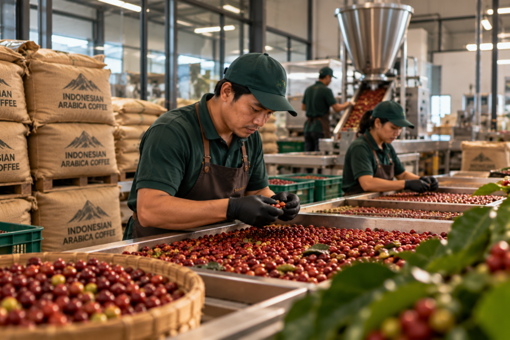 Indonesian Arabica coffee