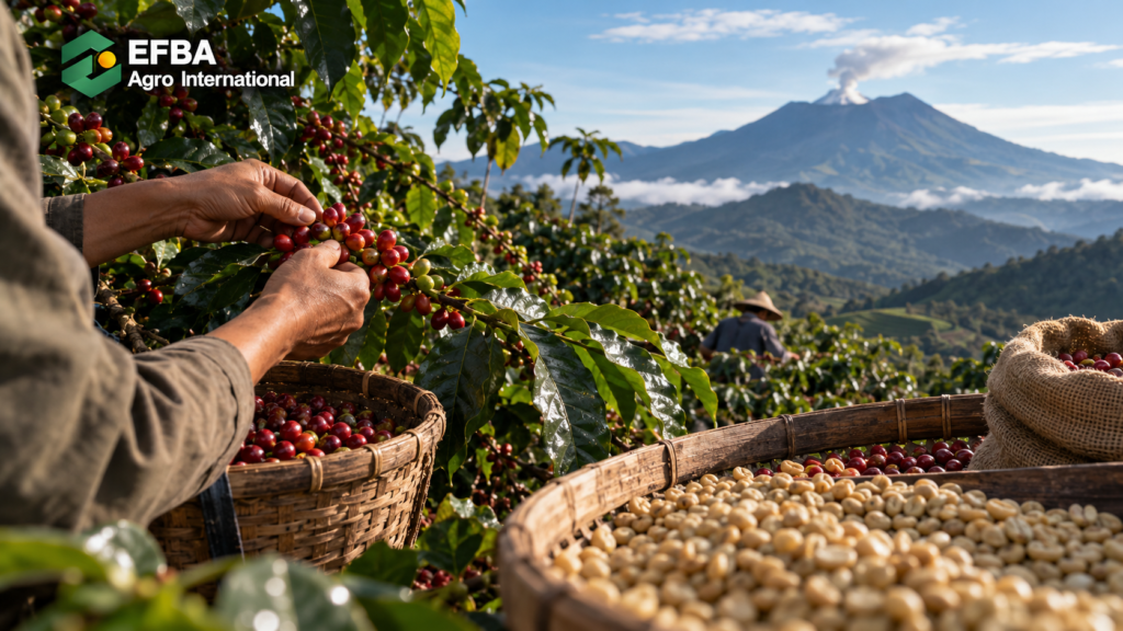 volcanic soil Indonesian coffee
