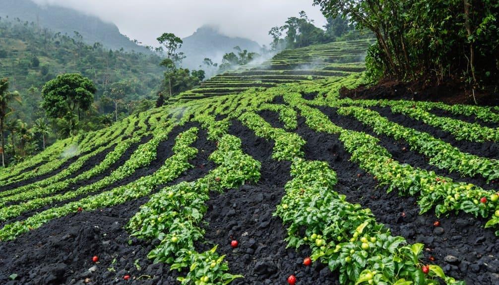 volcanic soil Indonesian coffee
